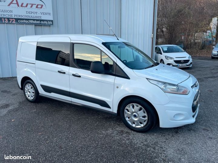 Utilitaire léger Ford Transit Autre Connect II L2 1.6 95 CV 1° main rallongé 77700 km Hayon Clim Radar Attelage TVA Récup Garantie 6 mois Blanc - 5