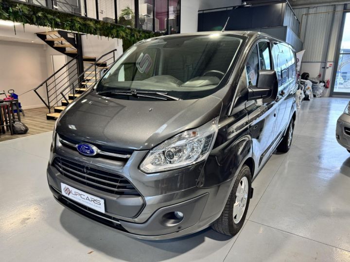 Utilitaire léger Ford Transit Autre CUSTOM 2.0 TDCi 130 Fourgon Cabine approfondie 290 L1H1 Limited Gris Magnetic - 1