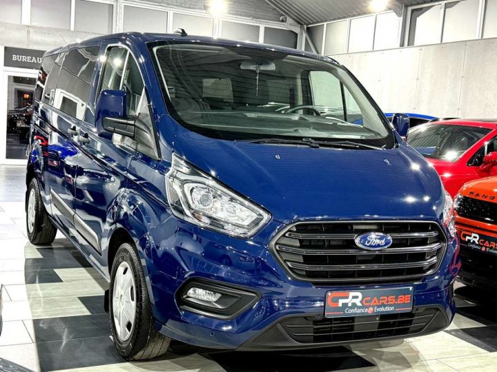 Utilitaire léger Ford Transit Autre Custom 2.0 TDCi L2H1 9 Plcs 1e Main Etat Neuf Tva Btw Bleu Métallisé - 2