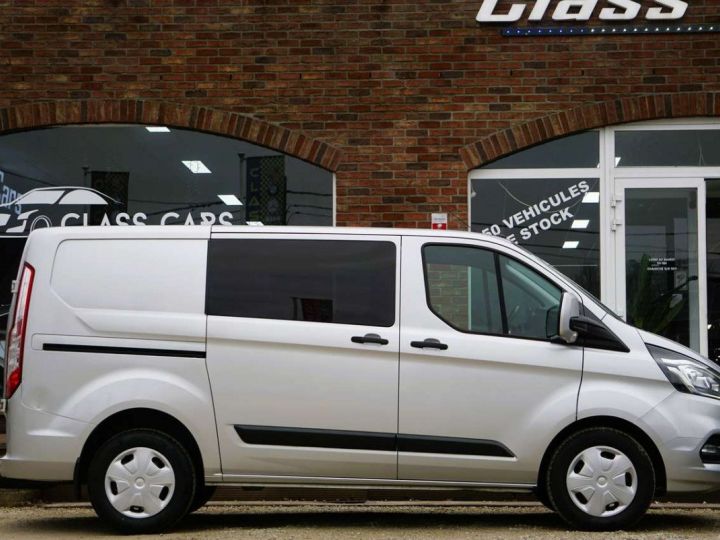 Utilitaire léger Ford Transit Autre Custom 2.0 TDCI TVA-BTW Bte AUTO 5 PL PDC DOUBLE CABINE Gris Métallisé - 5