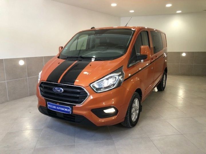 Utilitaire léger Ford Transit Autre CUSTOM CAB APPRO 5 PLACES L1H1 130cv LIMITED ORANGE - 9