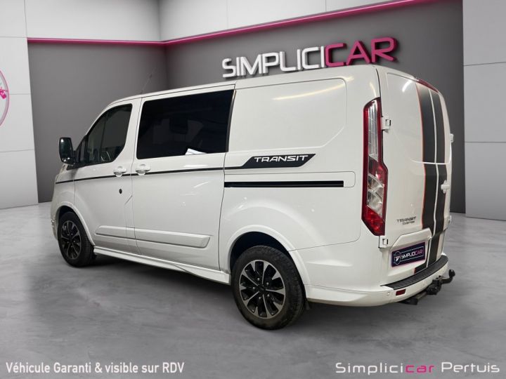 Utilitaire léger Ford Transit Autre CUSTOM CABINE APPROFONDIE 290 L1H1 2.0 TDCi 170 SPORT Blanc - 5