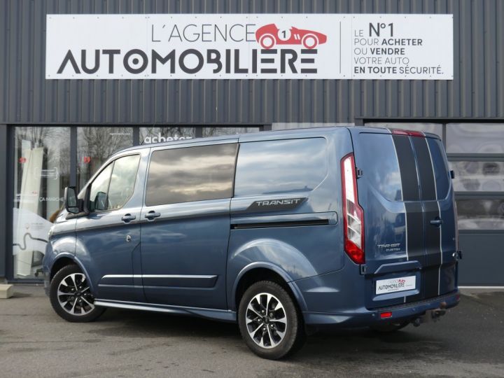 Utilitaire léger Ford Transit Autre Custom Fg L1H1 170 CV SPORT BVA Bleu - 3