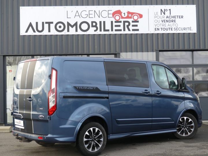 Utilitaire léger Ford Transit Autre Custom Fg L1H1 170 CV SPORT BVA Bleu - 5