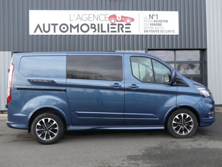 Utilitaire léger Ford Transit Autre Custom Fg L1H1 170 CV SPORT BVA Bleu - 6