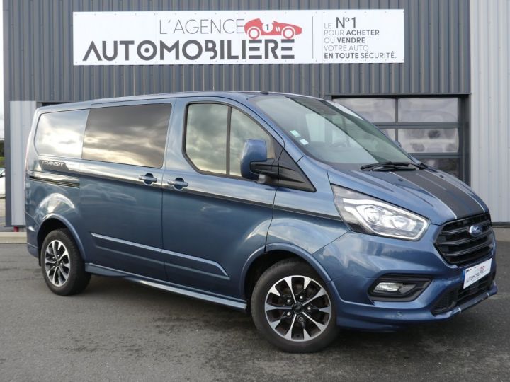 Utilitaire léger Ford Transit Autre Custom Fg L1H1 170 CV SPORT BVA Bleu - 7