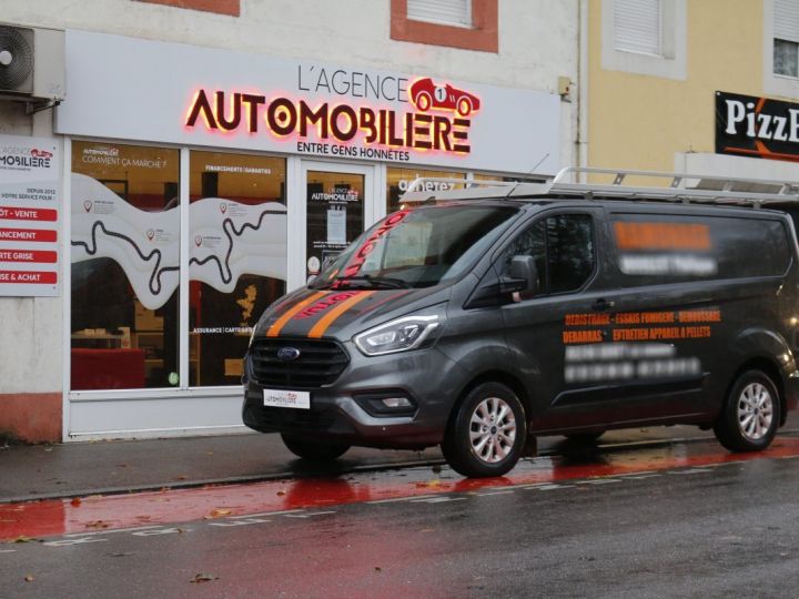 Utilitaire léger Ford Transit Autre Custom Fg L1H1 2.0 TDCI 170 BVM6 (Galerie,Attelage,Habillage Bois) Gris - 31