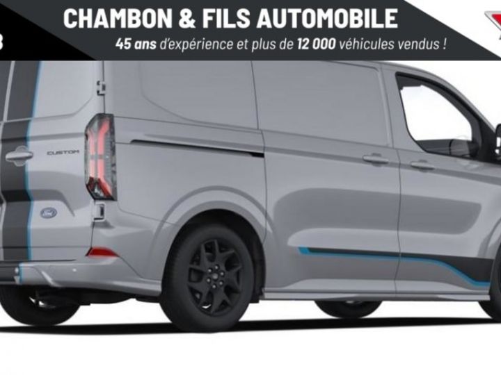 Utilitaire léger Ford Transit Autre Custom FOURGON 300 L1H1 2.0 ECOBLUE 170 CH BVA8 SPORT PRIX HT Gris Mat - 4