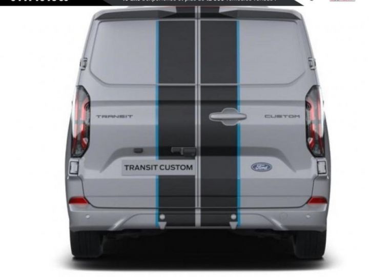 Utilitaire léger Ford Transit Autre Custom FOURGON 300 L1H1 2.0 ECOBLUE 170 CH BVA8 SPORT PRIX HT Gris Mat - 5