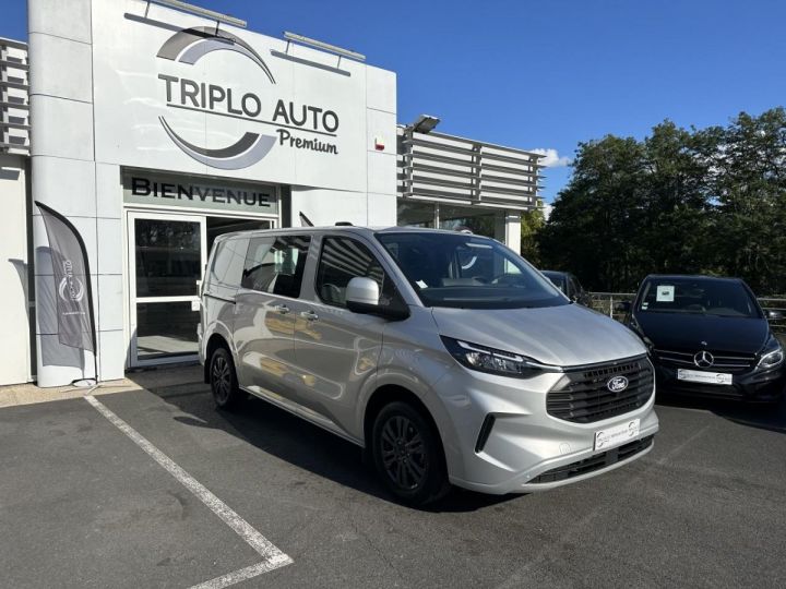 Utilitaire léger Ford Transit Autre CUSTOM/TOURNEO CUSTOM Custom 2.0 EcoBlue - 170 - BVA 300 L1H1 Limited Gps + Camera AR + Attelage GRIS CLAIR - 1