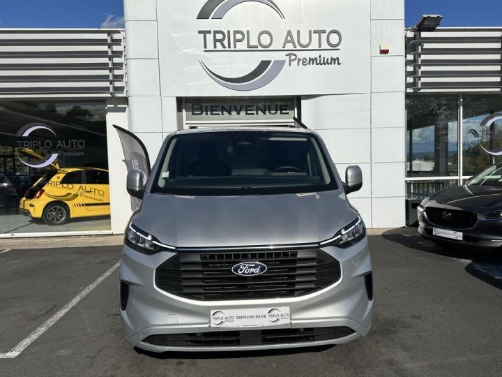 Utilitaire léger Ford Transit Autre CUSTOM/TOURNEO CUSTOM Custom 2.0 EcoBlue - 170 - BVA 300 L1H1 Limited Gps + Camera AR + Attelage GRIS CLAIR - 2