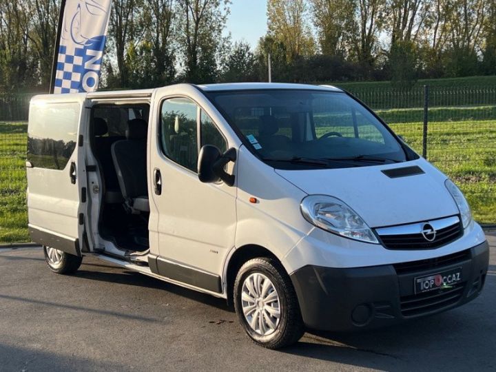 Utilitaire léger Opel Vivaro Autre FG LONG CDTI 115 PACKK CLIM 9 PLACES 10/2008 BLANC - 2