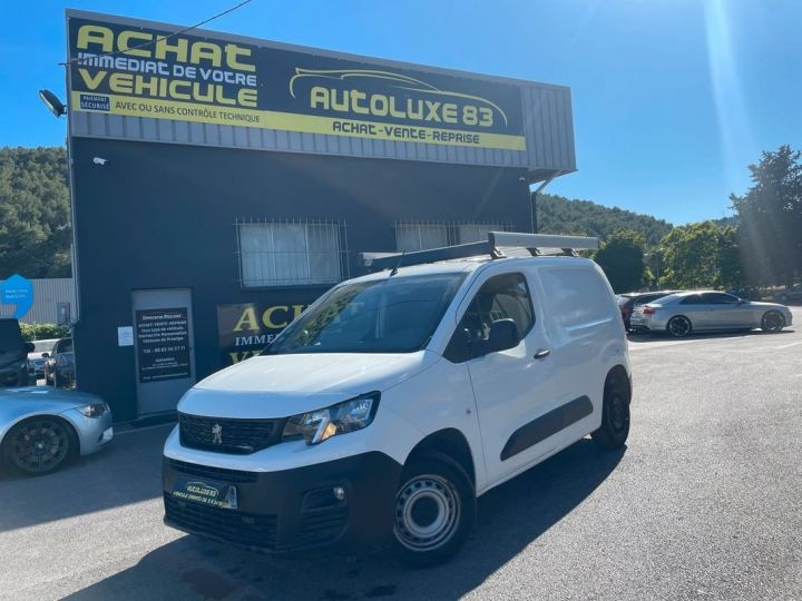 Utilitaire léger Peugeot Partner Autre 1.5 bluehdi 100 cv 3 places garantie TVA RECUPERABLE Blanc - 1