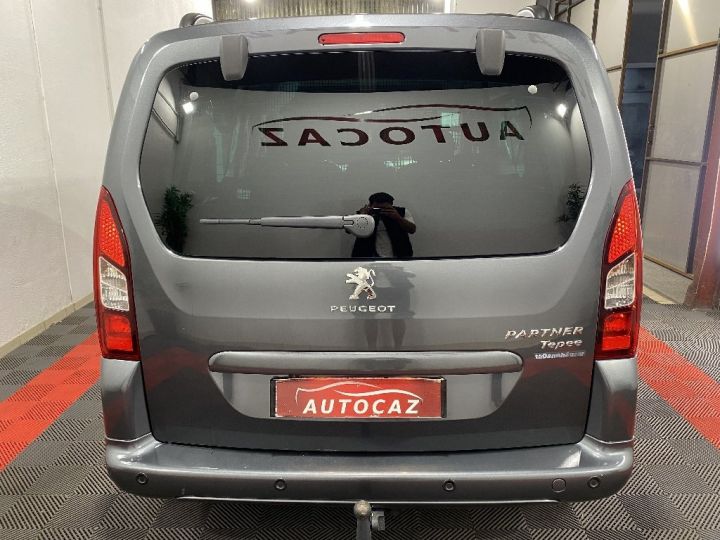 Utilitaire léger Peugeot Partner Autre TEPEE 1.6 BlueHDi 120ch SetS BVM6 SHINE +2018+68000KMS+CAMERA Grise - 7