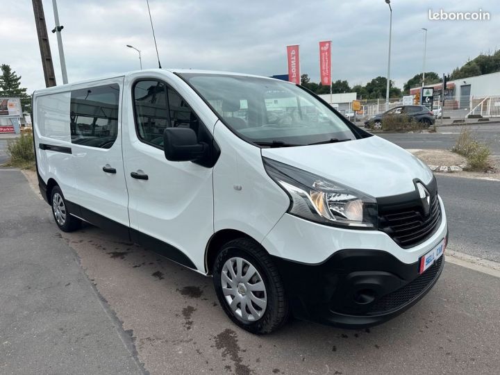 Utilitaire léger Renault Trafic Autre 1.6 dci 95 CABINE APPROFONDIE 6 PLACES Blanc - 2