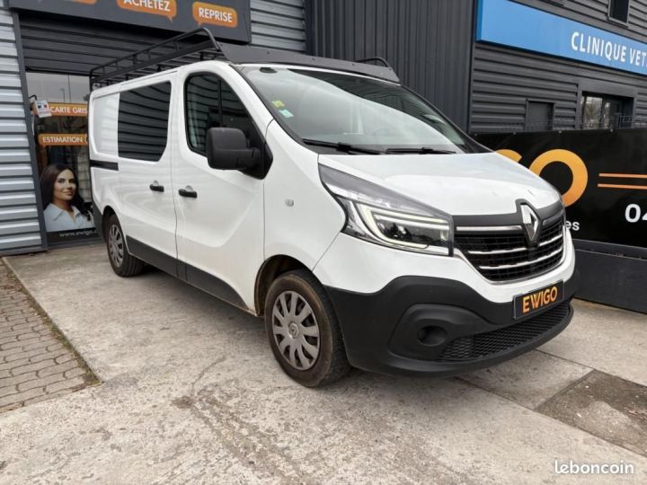 Utilitaire léger Renault Trafic Autre 6 PLACES L2H1 120ch 2.0 DCI CABINE APPROFONDIE GALERIES DE TOIT + ECHELLE Blanc - 3