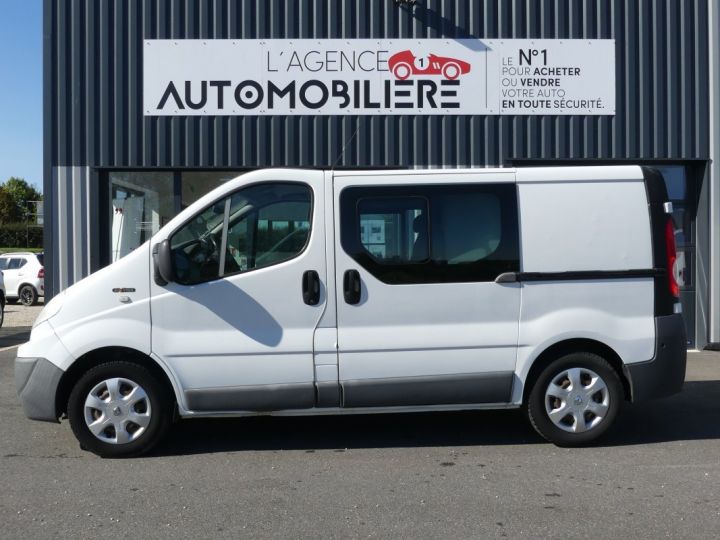 Utilitaire léger Renault Trafic Autre CABINE APPROFONDIE 6 PLACES Phase 2 L1H1 1200kg 2.0 dCi 16V FAP 115 cv Blanc - 2