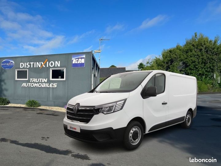 Utilitaire léger Renault Trafic Autre Van L1H1 Advance + Caméra Cloison Trappe 2T8 Blue DCI 130 Leasing Blanc - 1