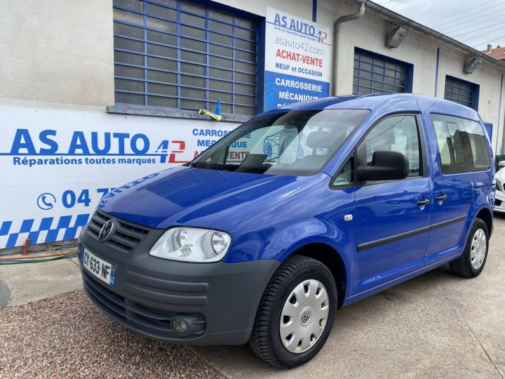 Utilitaire léger Volkswagen Caddy Autre II 1.9 TDI 105 Life 5 places 7cv BLEU FONCE - 1