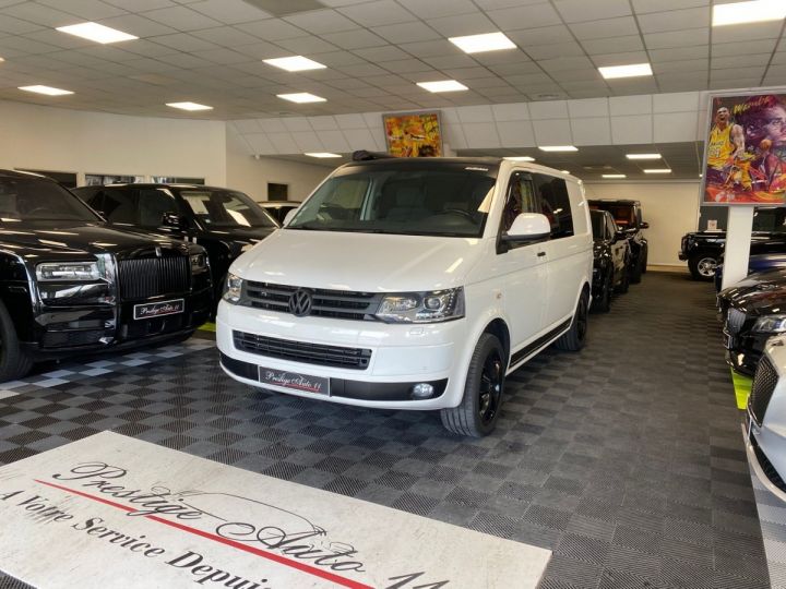 Utilitaire léger Volkswagen Transporter Autre 2.0 TDI 180 CV 4MOTION Fourgon aménagé Blanc - 14