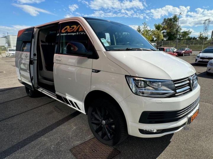 Utilitaire léger Volkswagen Transporter Autre Fg 2.0 TDI 204ch EDITION 2 PORTES LATERALES-ATTELAGE-6 PLACES-BOIS Blanc - 8