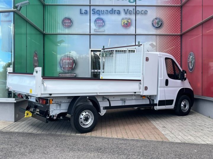 Utilitaire léger Fiat Ducato Benne arrière Benne 3.5 L H3-Power 140ch Maxi Heavy Duty benne acier + grand coffre Blanc - 4