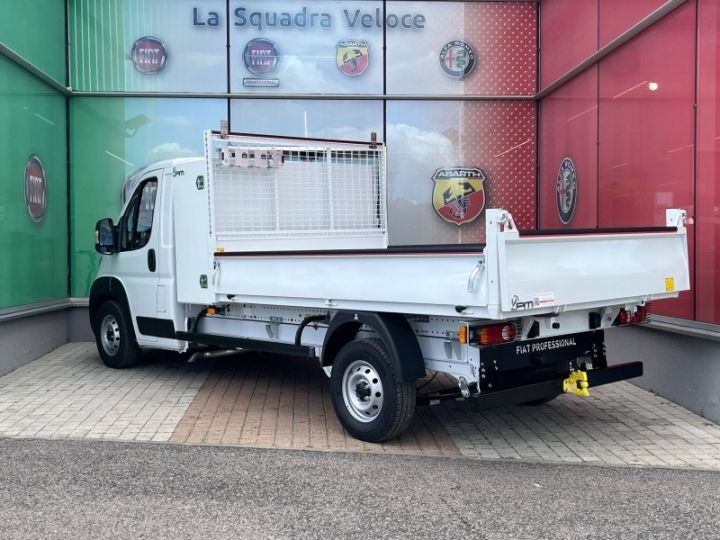 Utilitaire léger Fiat Ducato Benne arrière Benne 3.5 L H3-Power 140ch Maxi Heavy Duty benne acier + grand coffre Blanc - 10