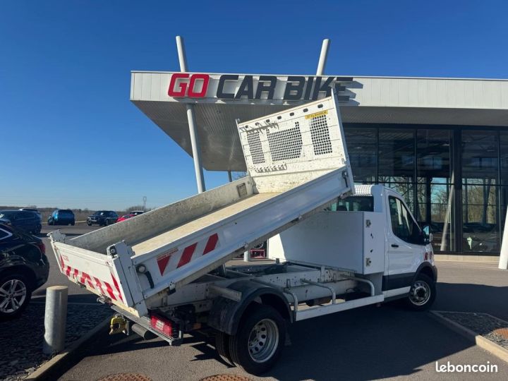 Utilitaire léger Ford Transit Benne arrière 2.0 170CH 2T L3 BENNE 3 PLACES Garantie 6 ans Caméra de recul Attache remorque Coffre rangement 355ht-mois  - 3