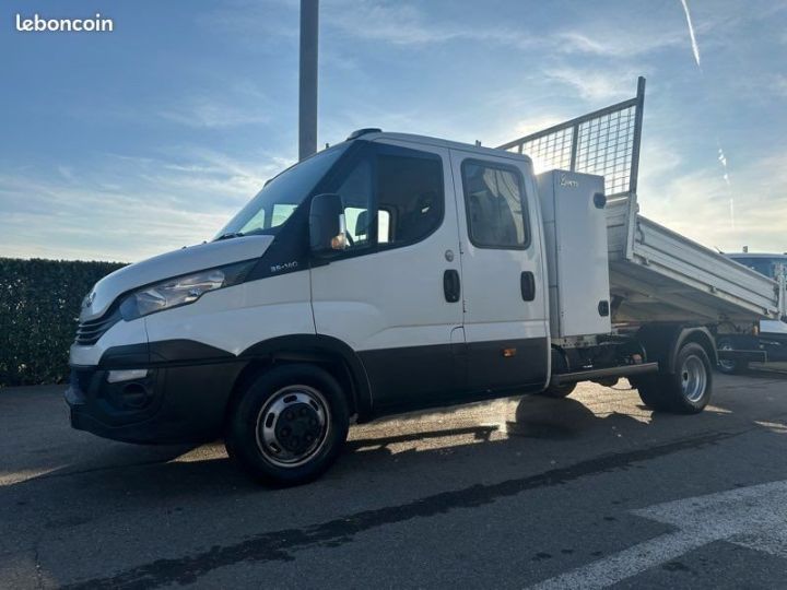 Utilitaire léger Iveco Daily Benne arrière 20990 ht double cabine benne coffre  - 2