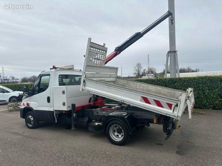 Utilitaire léger Iveco Daily Benne arrière 28490 ht 35c16 benne potence plafinger PC 1500 A  - 5