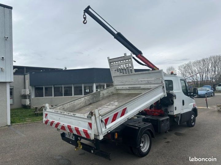 Utilitaire léger Iveco Daily Benne arrière 28490 ht 35c16 benne potence plafinger PC 1500 A  - 6