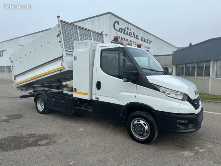 Utilitaire léger Iveco Daily Benne arrière 34990 ht 35c16 benne coffre rehausses paysagiste  - 1