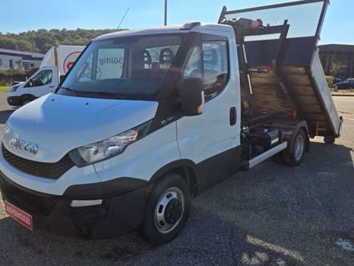 Utilitaire léger Iveco Daily Benne arrière 35c15 polybenne 3t5 moteur 3.0l 150cv  BLANC - 1