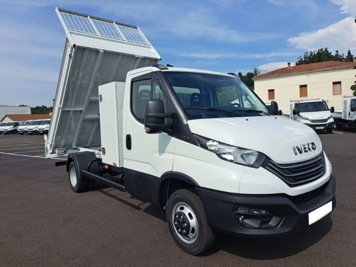 Utilitaire léger Iveco Daily Benne arrière 35C18 BENNE 43900E HT Blanc - 1