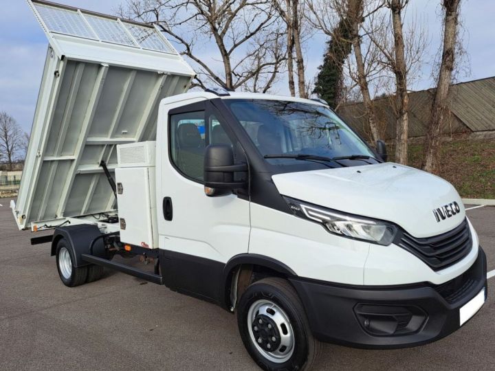 Utilitaire léger Iveco Daily Benne arrière 35C21 A8 BENNE Blanc - 1