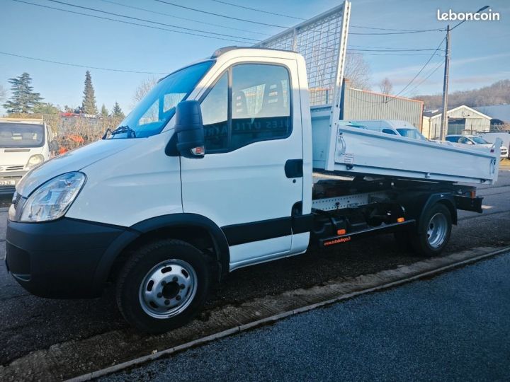 Utilitaire léger Iveco Daily Benne arrière Chassis-Cabine 35c13 benne jpm Blanc - 5