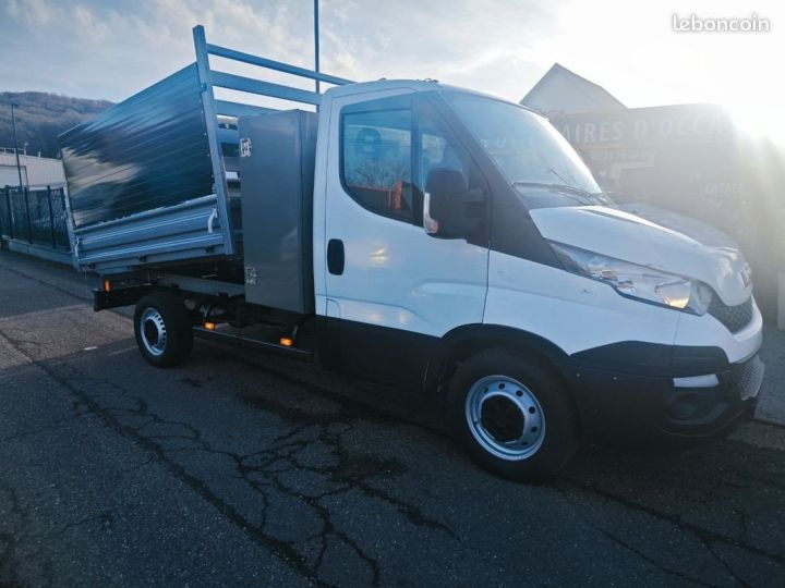 Utilitaire léger Iveco Daily Benne arrière Chassis-Cabine 35s11 benne coffre jpm Blanc - 4