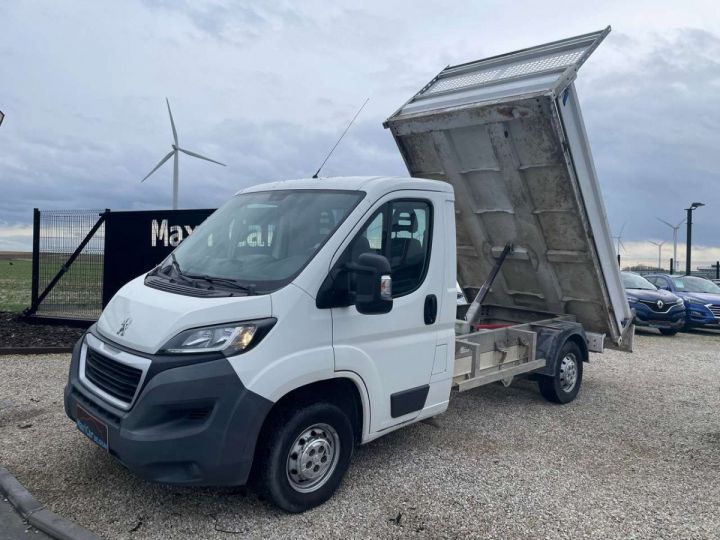 Utilitaire léger Peugeot Boxer Benne arrière 2,2 L HDI- Benne 14.500 euros HORS TVA! Blanc - 1