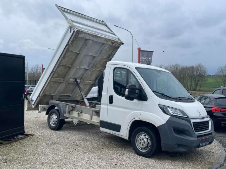 Utilitaire léger Peugeot Boxer Benne arrière 2,2 L HDI- Benne 14.500 euros HORS TVA! Blanc - 2