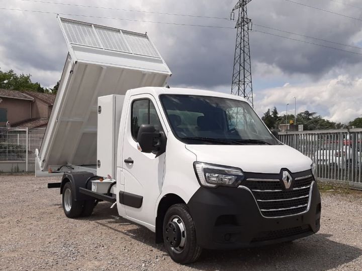 Utilitaire léger Renault Master Benne arrière 165 CV BENNE 38990E HT Blanc - 1