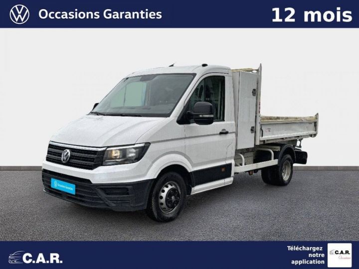 Utilitaire léger Volkswagen Crafter Benne arrière CHASSIS BENNE CSC BENNE COFFRE PROPULSION (RJ) 35 L3 2.0 TDI 177CH BUSINESS LINE Blanc - 1