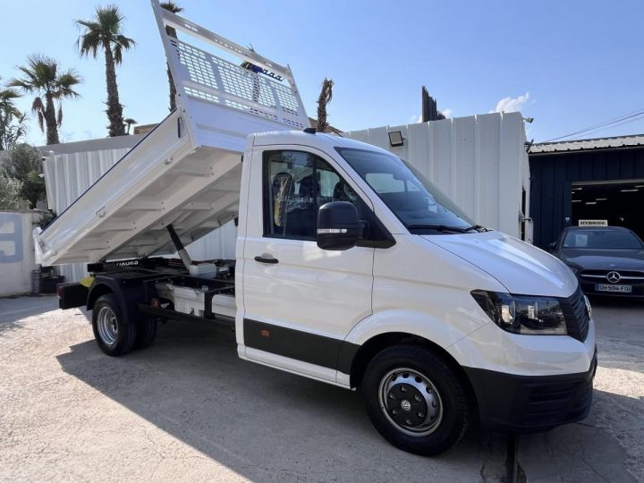 Utilitaire léger Volkswagen Crafter Benne arrière CHASSIS BENNE SIMPLE GRUAU PROP (RJ) 50 L3 2.0 TDI 163 BUSINESS Blanc - 1