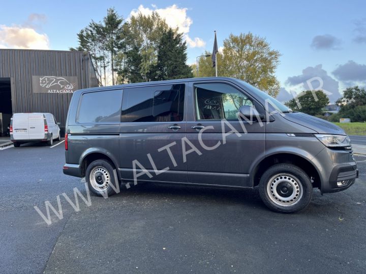 Utilitaire léger Volkswagen Transporter Minibus 6.1 150CV L1H1 PROCAB 5 PLACES BOITE AUTOMATIQUE DOUBLE PORTE LATERALE CROCHET GRIS - 2