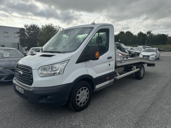 Vehiculo comercial Ford Transit Caja abierta 350 L5 2.0 130 Plateau cabine 350 L5 Trend 155MKms BLANC - 2