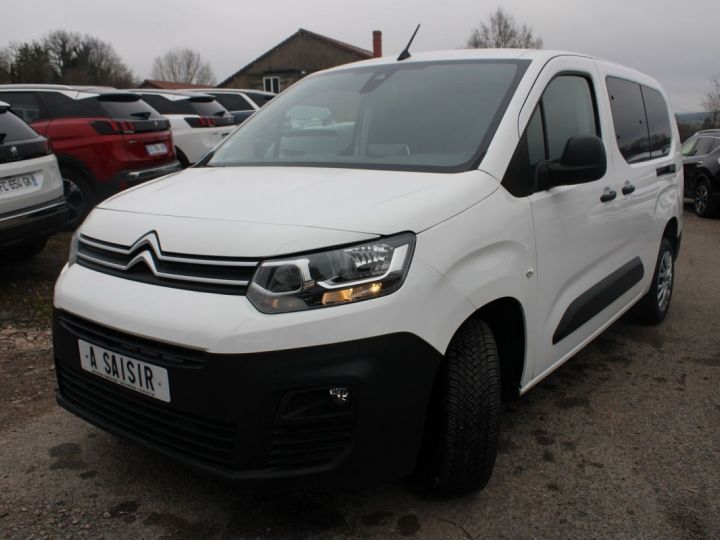 Vehiculo comercial Citroen Berlingo Otro 4 AFFAIRE L2 HDI 130 CV GPS CLIM PK HIVER USB RÉGULATEUR BLUETOOTH TVA=14585 E HT Blanc Utilitaire - 4