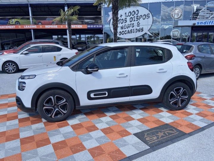 Vehiculo comercial Citroen C3 Otro SOCIETE III BlueHDi 100 FEEL NAV GPS Radar Bumpers 2PL 10800HT Blanc - 8