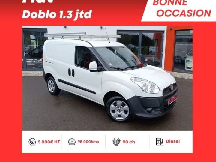 Vehiculo comercial Fiat Doblo Otro 1.3 jtd multijet 90ch Boîte manuelle Blanc - 1