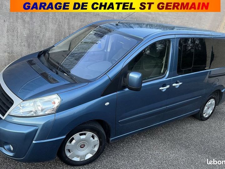 Vehiculo comercial Fiat Scudo Otro Expert Jumpy PANORAMA Long L2H1 2.0 Multijet 128 CH- 8 Places Régulateur Bluetooth 2 Portes latérales coulissantes Garantie 12 Mois Bleu - 1