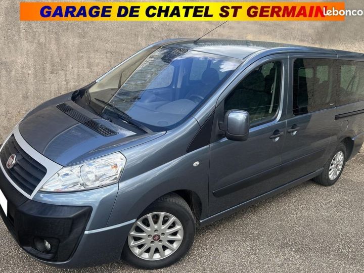 Vehiculo comercial Fiat Scudo Otro Expert Jumpy PANORAMA Long L2H1 2.0 Multijet 128 CH- 8 Places Régulateur Clim Auto- Attelage- Garantie 12 Mois Gris - 1