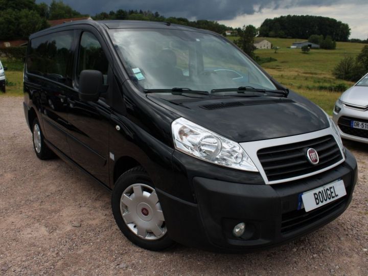 Vehiculo comercial Fiat Scudo Otro III 2L JTD 128 CV CABINE APPROFONDIE GPS 6 PLACES CLIM RADAR BLUETOOTH RÉGULATEUR Noir Perla - 1